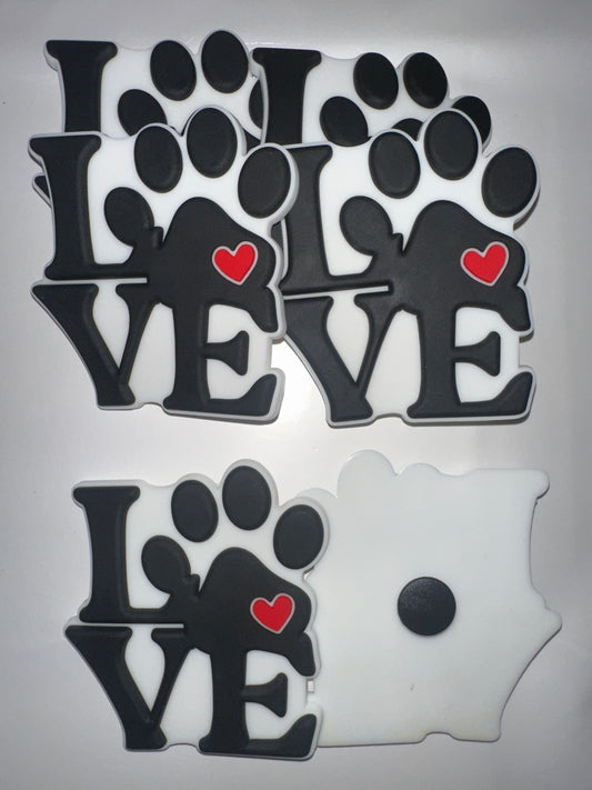 “Love” Tote Charm(6pc)