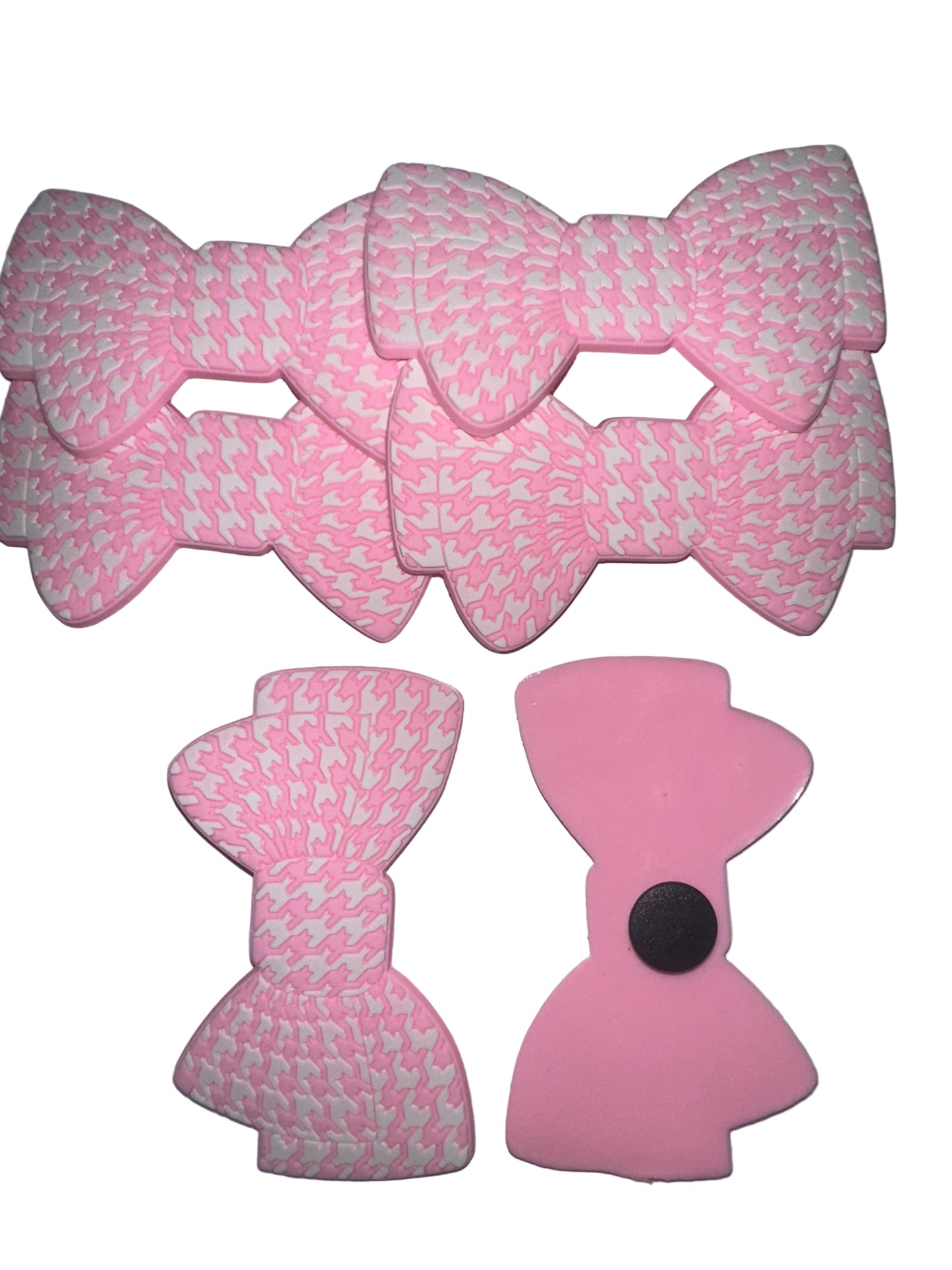 Pink Bow Tote Charm(6pc)