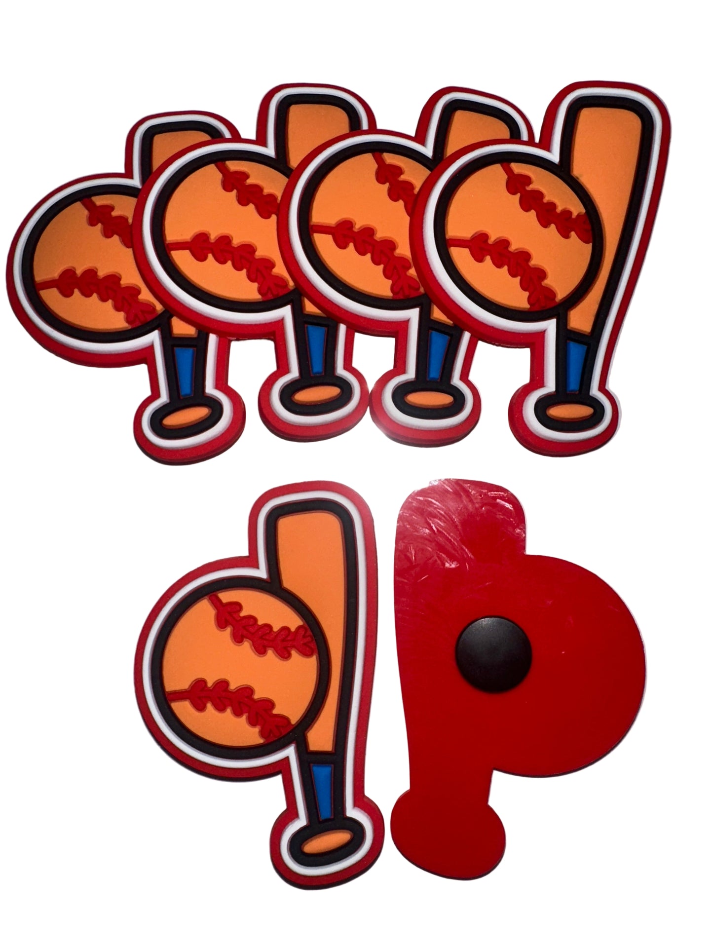 Baseball bat Tote Charm(6pc)