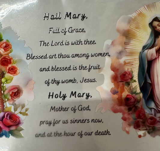 Lady Guadalupe cup Decal(1pc)