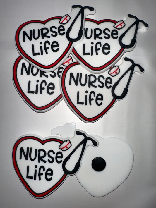 “Nurse life” Tote Charm(6pc)