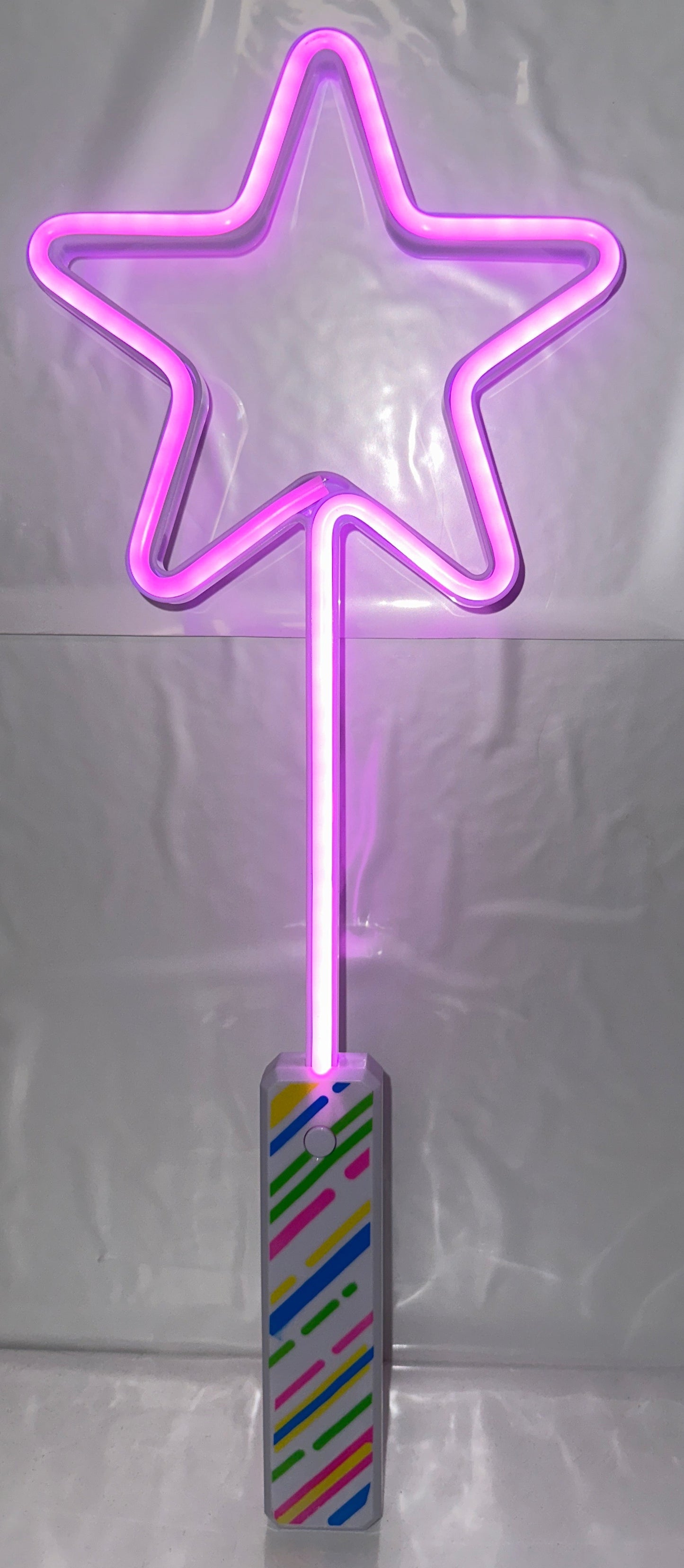 Pink Neon Star(1pc)