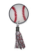 Baseball charm with tassel(12pc)