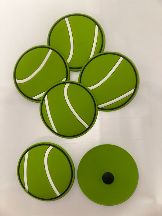 Tennis Ball Tote Charm(6pc)