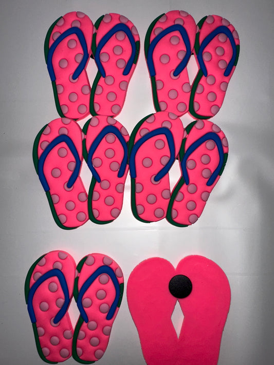 Flip flop Tote Charm(6pc)