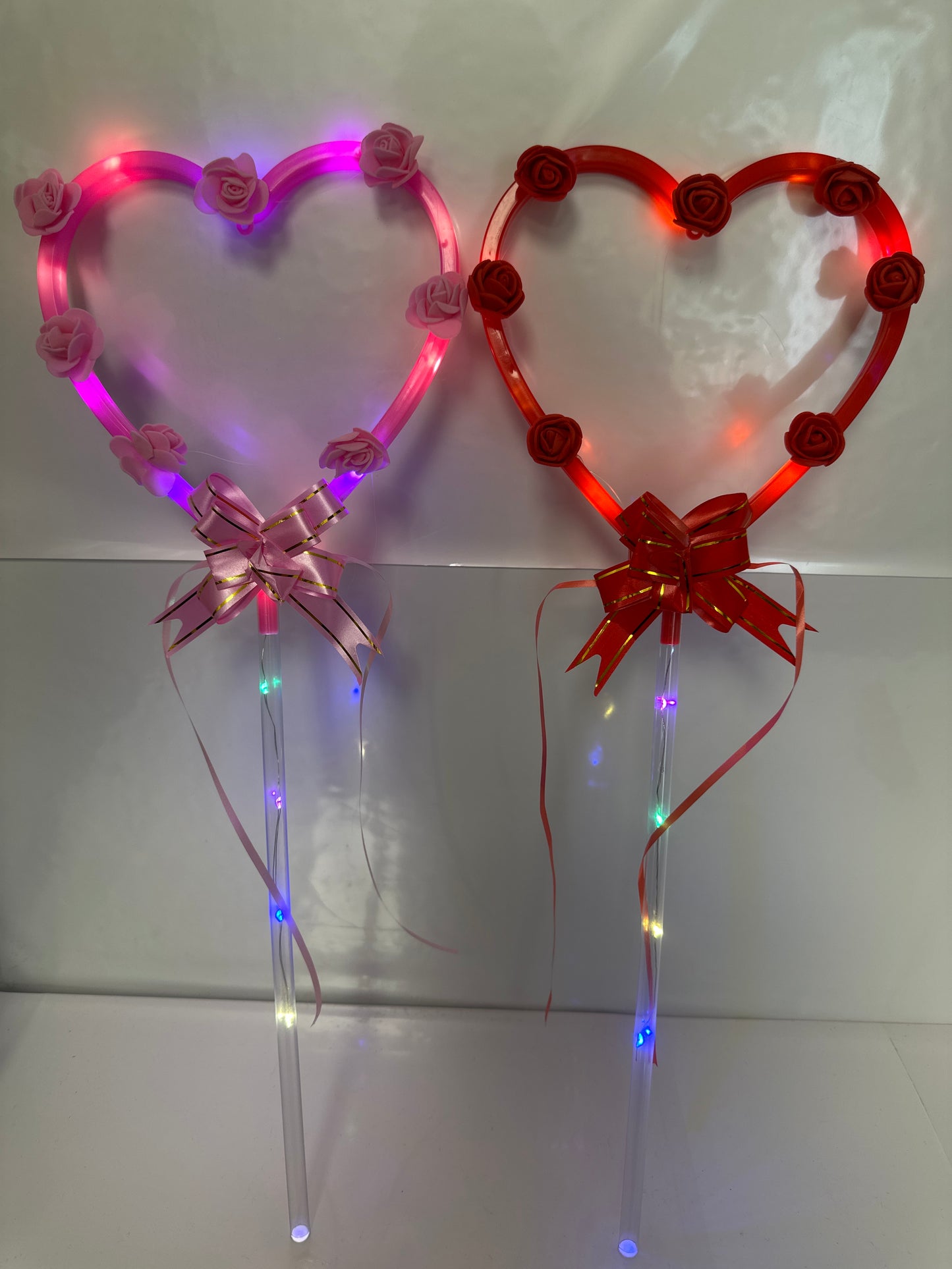 885 Light up Heart(12pc)