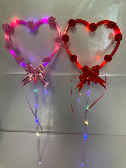 885 Light up Heart(12pc)