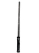 Long metal rod with a handle against a textured white wall
