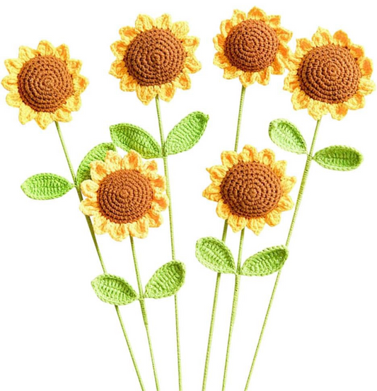 Crochet Sunflower(12pc)