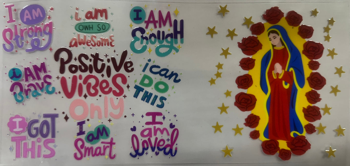 Guadalupe Cup Decal(1pc)