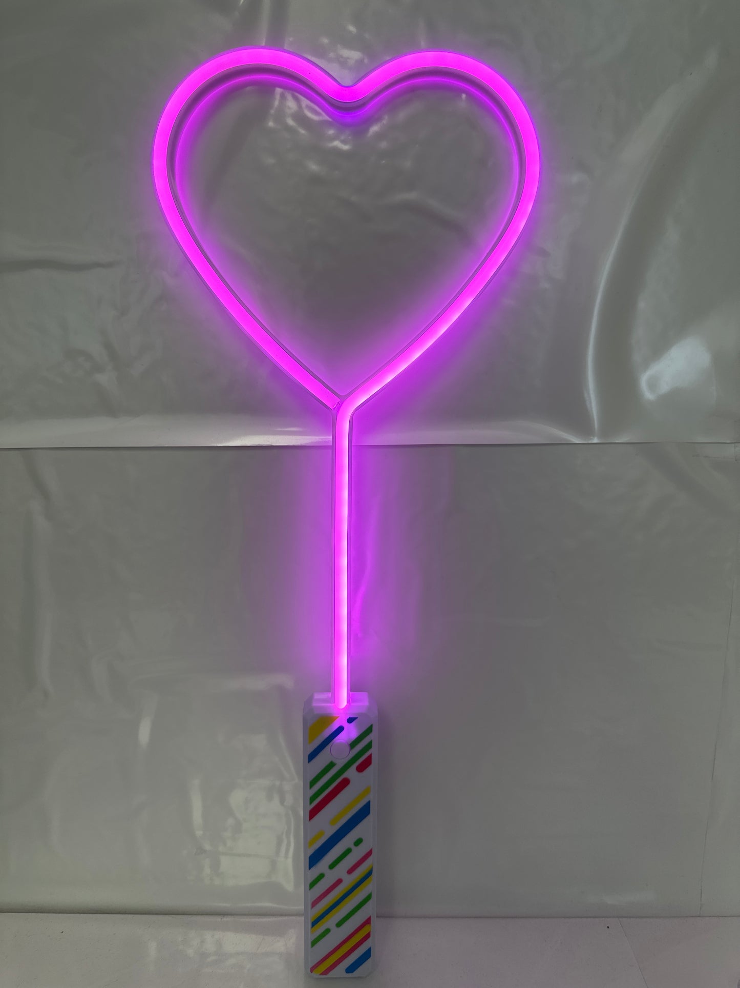 Pink Neon Heart(1pc)