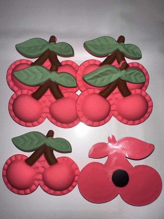 "Cherry' Tote Charm(6pc)