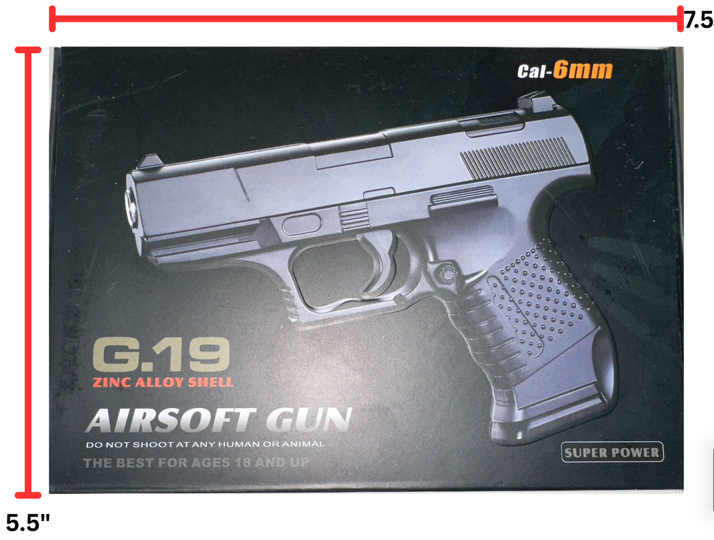 Metal BB gun #G19