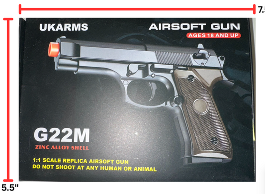 Metal BB gun #G22M