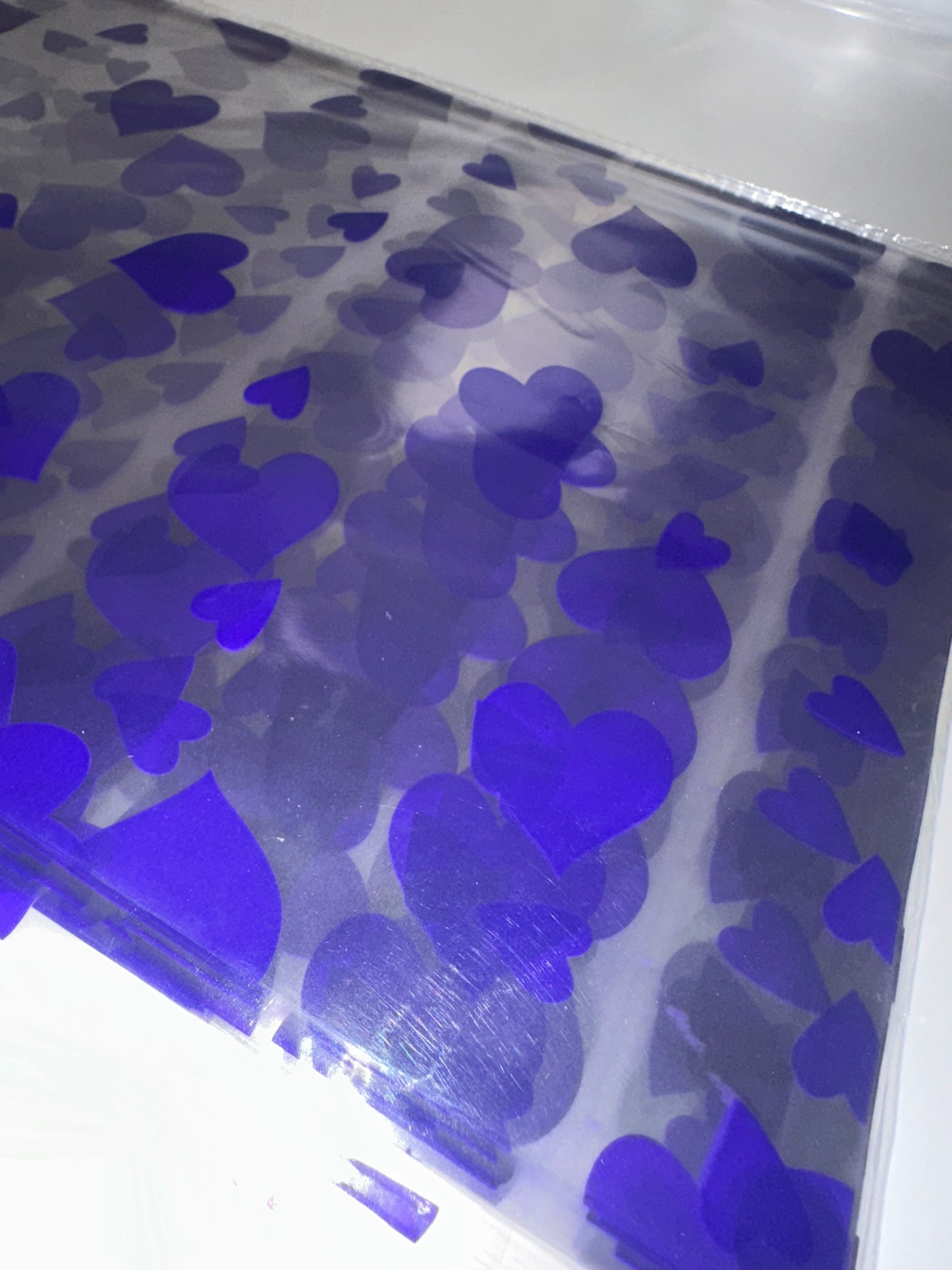 Clear Heart Flower Paper