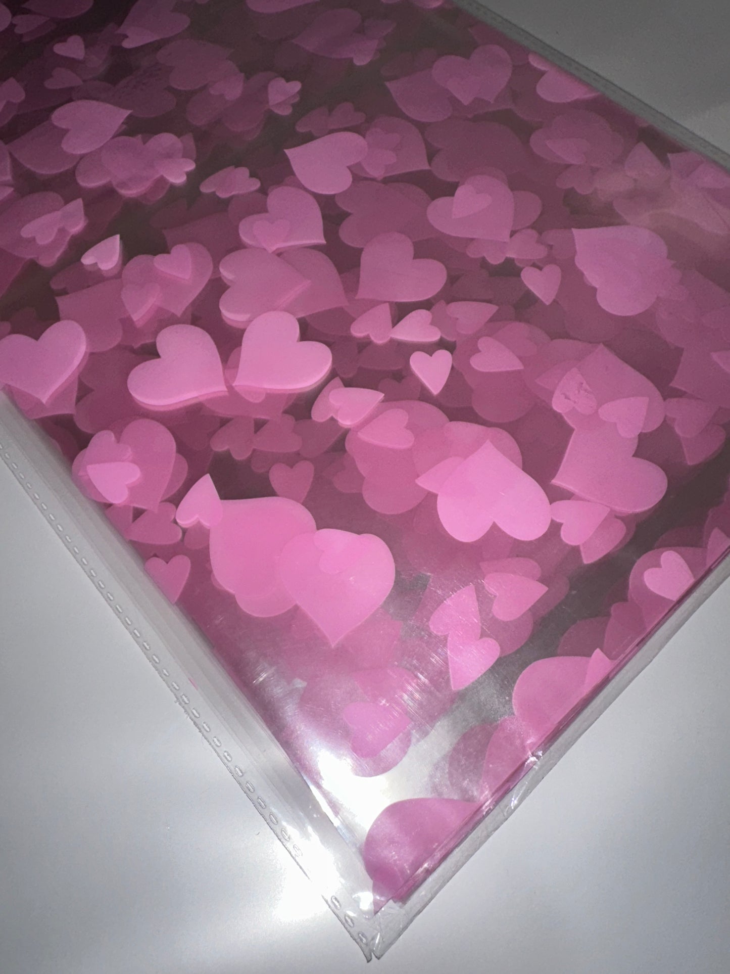 Clear Heart Flower Paper