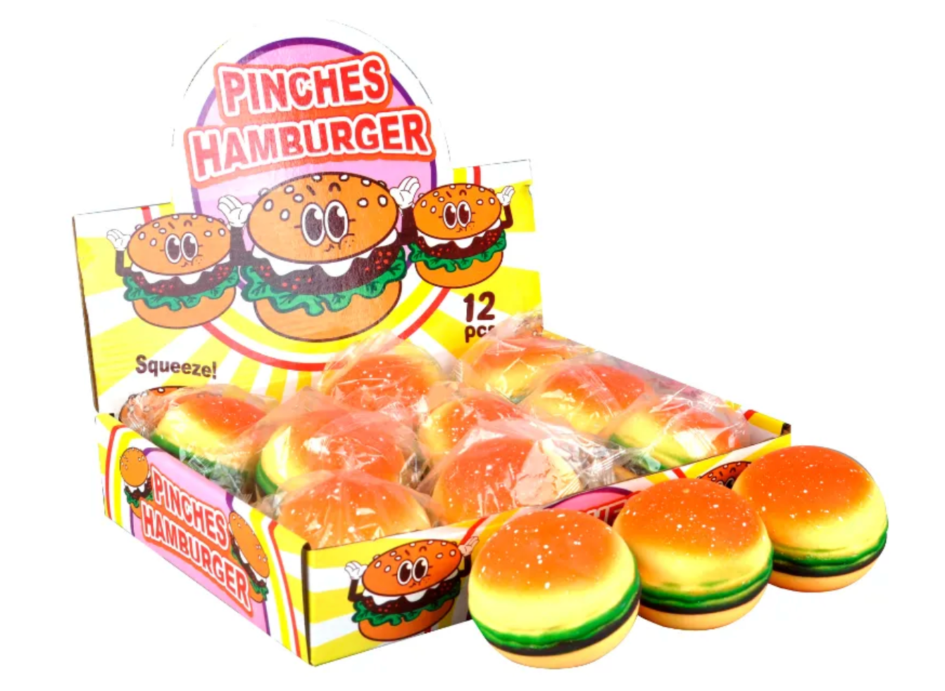 1284 Squishy Burger(12pc)