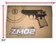 Metal BB gun #ZM02