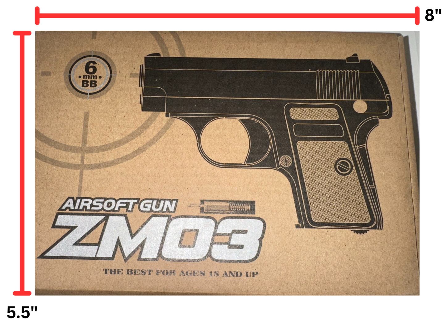Metal BB gun #ZM03