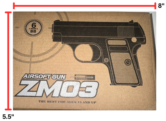 Metal BB gun #ZM03